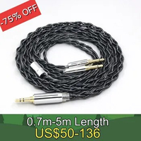 99% Pure Silver Palladium Graphene Floating Gold Cable For TAGO T3-01 T3-02 studio Klipsch HP-3 Heritage 3.5mm Pin LN008339