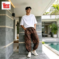 New Celana Batik Joger Pria Trendy motif batik BB L