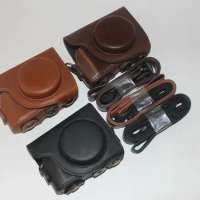 PU Leather Camera Bag Case For Canon Powershot G9 X G9X G9 X Mark II G9X2 S90 S95 S100 S110 S120 S200 Camera Cover With Strap