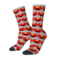 Cookie Monster Dress Socks Mens Womens Warm Fashion Novelty Cartoon Sesame Streets Crew Socks