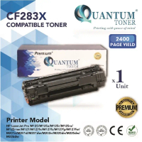 QUANTUM Compatible Toner HP 83X CF283X High Yield for HP LaserJet Pro MFP M125 M127 M127fn M201n M22