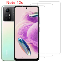 screen protector for xiaomi redmi note 12s protective tempered glass on note12s not 12 s s12 film glas xiomi readmi redme remi