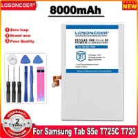 LOSONCOER 8000mAh Battery For Samsung Galaxy Tab S6 Lite ,Tab S5e T725C T720 SM-T720 SM-T725 Tablet EB-BT725ABU