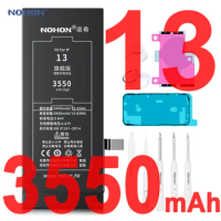 Nohon Battery For iPhone 13 3450-3550mAh High Capacity Built-in Li-polymer Bateria For Apple iPhone13 with Tools