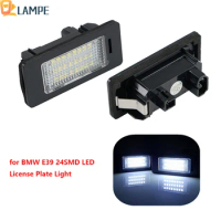 2Pcs LED License Plate Light Car License Lamp For BMW E39 X3 F25 2011~ X5 E70 E72 F15 X6 E71 E72 E90 E92 Replacement Accessories