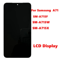 AMOLED For Samsung Galaxy A71 LCD Display SM-A715F/DSM SM-A715F/DSN Screen Touch Digitizer For Samsung A715 LCD Replacement Part
