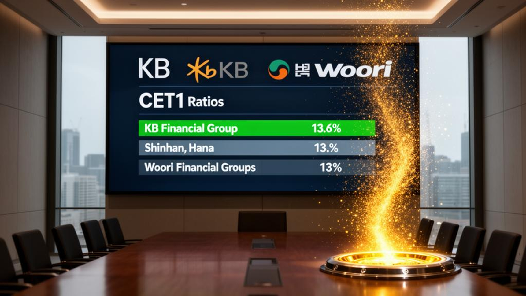South Korea's Top Four Financial Giants See CET1 Split, but Ample $21.1 ...