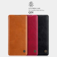 For Huawei Mate 40 Pro+ Nillkin Qin Leather Flip Case Ultra Slim Protective Hard Cover