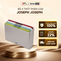 Bộ 4 thớt phân loại Joseph Joseph Folio Icon Regular (Mcolour) 60218 chính hãng, chất liệu nhựa cao 