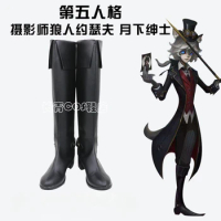 Anime Joseph Desaulniers Identity V Cosplay Shoes Comic Halloween Carnival Cosplay Costume Prop Cosplay Men Boots Cos Cosplay
