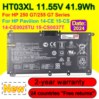 For HP Pavilion 14-CE0025TU 14-CE0034TX 15-CS0037T 250 255 G7 HT03XL Laptop Battery HSTNN-LB8L HSTNN-LB8M HSTNN-DB8R 41.9Wh