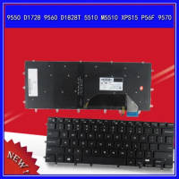 Laptop Keyboard for DELL 9550 D1728 9560 D1828T 5510 M5510 XPS15 P56F 9570 Notebook Replace Keyboard