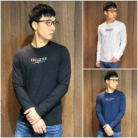 美國百分百【全新真品】Hollister Co. 長袖T恤 T-shirt 長T 海鷗 上衣 HCO 男 三色 BD81