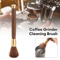 Wooden Coffee Grinder Cleaning Brush Dusting Coffee Machine Brush Accessories Home Barista Kitchen Tools For Tea Coffeeware