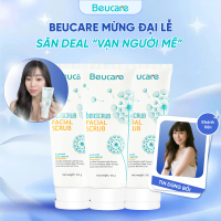 [COMBO 3 TDC ] TDCL631 Combo 3 BEUCARE kem Tẩy Tế Bào Chết Cho Da Mặt Nam Nữ 100g, Skincare Làm Đẹp 