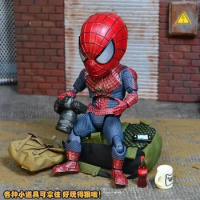 18cm In Stock Egg Attack Action The Spiderman Homecoming Anime Action Figure Collectible Desktop Decoration Model Creative Gift