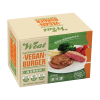 【VVEAT】蔬食漢堡排113gX10片/盒 素漢堡3入組 純素