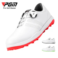 PGM Golf Shoes Women's Waterproof Shoes Rotating Laces Golf Shoes Anti slip Studs Sports Shoes