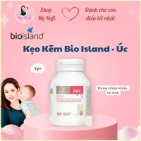 [Chỉ còn vài sản phẩm] Viên nhai kẹo Kẽm Bio island Bio Island Zinc 120 Viên Cho Trẻ Từ 1 Tuổi - Mẹ 