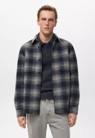 MANGO Man Checked Pocket Jacket