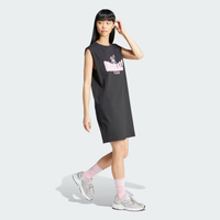 【adidas】ADIDAS ORIGINALS X HELLO KITTY KUROMI 圖案背心連身裙 黑色 JG8054