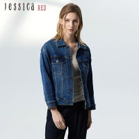 JESSICA RED - 經典百搭寬鬆口袋牛仔外套824202