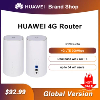 Unlocked Original Huawei B528 LTE CPE Cube Router B528s-23a 4G Wifi Router CAT 6 With Sim Card Slot 4G Router Lan Port