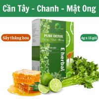 Bột Rau Cần Tây Chanh Mật Ong Nguyên Chất Sấy Thăng Hoa Puredetox Eherbal