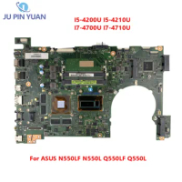 For ASUS Q550LF N550L Q550L Mainboard I5-4200U I5-4210U I7-4700U I7-4710U GT745M-V2G N550LF Laptop Motherboard For ASUS Q55