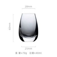 日式透明斜口冰酒壺水晶玻璃分酒壺白酒杯子清酒壺清酒杯禮盒套裝