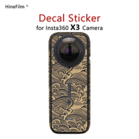 Insta 360 x3 Skins Protector Coat for Insta360 X3 Stickers Insta360X3 Insta 360 X3 Wrap Cover Film