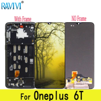 6.41'' 1+6T AMOLED LCD For Oneplus 6T LCD Display A6010 A6013 Touch Screen Digitizer Assembly Replacement For Oneplus6T