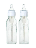 GLASS BOTTLE 8OZ TWIN PACK