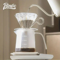 Bincoo Coffee Pot Hand Washing Coffee Filter Cup Glass Sharing Pot Set Cold Extraction Cup American Drip Pot With Scale Filter