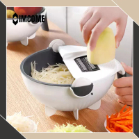 IMCOME Parutan Serbaguna Peralatan Masak Pengiris Kentang Singkong Wortel Bawang Dan Sayur Multifung