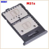 For Samsung Galaxy M31s M317F M317 Dual Sim Card Tray Socket Slot Adapter Smartphone Repair Parts