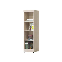 【柏蒂家居】約爾1.3尺開放式四層書櫃/4格收納置物櫃/展示櫃