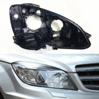 Headlight Base For Mercedes Benz W204 C Class C180 C200 C260 C300 2008~2010 Headlamp House Car Rear Base Headlight Back Support