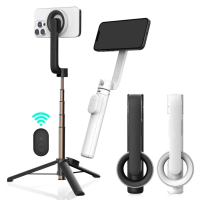 Tripod Gậy Chụp Ảnh Tự Sướng Từ Tính, Có Điều Khiển Từ Xa Bluetooth, Có Thể Mở Rộng, Tương Thích Với
