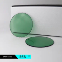 EXIA E6B Green Sunglasses Lens CR39 UV400 SHMC Base Curve 2