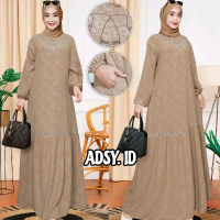 khazafir gamis elegant terbaru|seragaman gamis lebaran|Gamis simple elegan Wanita Dewasa dan Remaja 