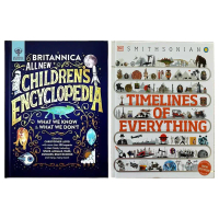 [พร้อมส่ง] สารานุกรมเด็กใหม่ทั้งหมดของ Britannica และ DK Timelines of Everything สารานุกรมวิทยาศาสตร