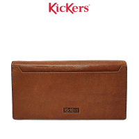 Kickers Genuine Full Grain Cowhide Leather Unisex Long Wallet #KDYL53551