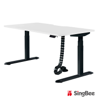 【SingBee 欣美】電動升降桌150x70cm SB-ETS-6 157(書桌 升降桌  電動桌 辦公桌 辦公桌 工作桌)