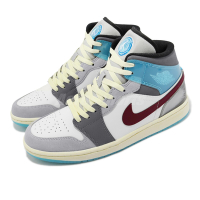 Nike 休閒鞋 Air Jordan 1 Mid SE 男鞋 喬丹 AJ1 星際 灰 藍 奶油底 FB1870-161