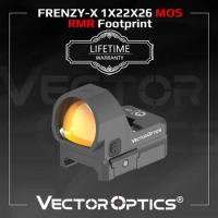 Vector Optics Frenzy-X 1x22x26 MOS Red Dot Scope Hunting Collimator Sight Fit Pistol Glock 17 9mm .223 .300win IPX6 Shake Awake