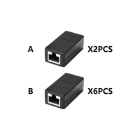 Gigabit Ethernet Female RJ45 Coupler RJ45 Networking Extender ABS Housing Reliable Networking Extens