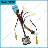 Car 16pin Wiring Harness Adapter Canbus Box Decoder For Baojun 730 530 Chevrolet Captiva 2020 Android Radio Power Cable