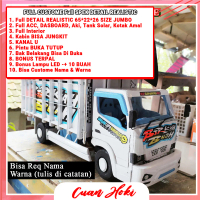 CUAN HOKI MAINAN MINIATUR TRUK OLENG SPESIAL FULL CUSTOME LAMPU TERPAL MAINAN MINIATUR TRUK & BUS FU