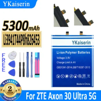 YKaiserin 5300mAh Replacement BatteryLi3941T44P8h826453 For ZTE Axon 30 Ultra 5G 31 ultra A30Ultra A2022P Mobile Phone Batteries